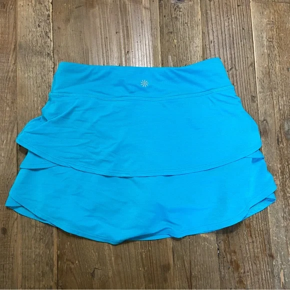 Athleta Girl Swing Skort Aqua Blue Medium (8-10) - Picture 5 of 9